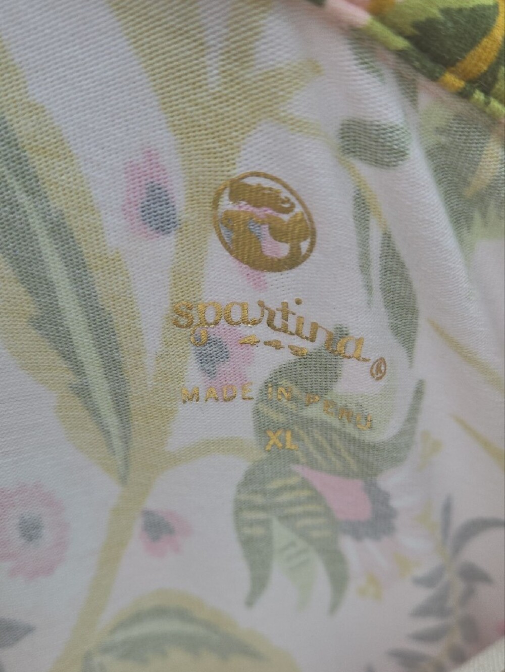 Spartina 449 Floral Maxi Dress in Pink and Green - Picture 9 of 10